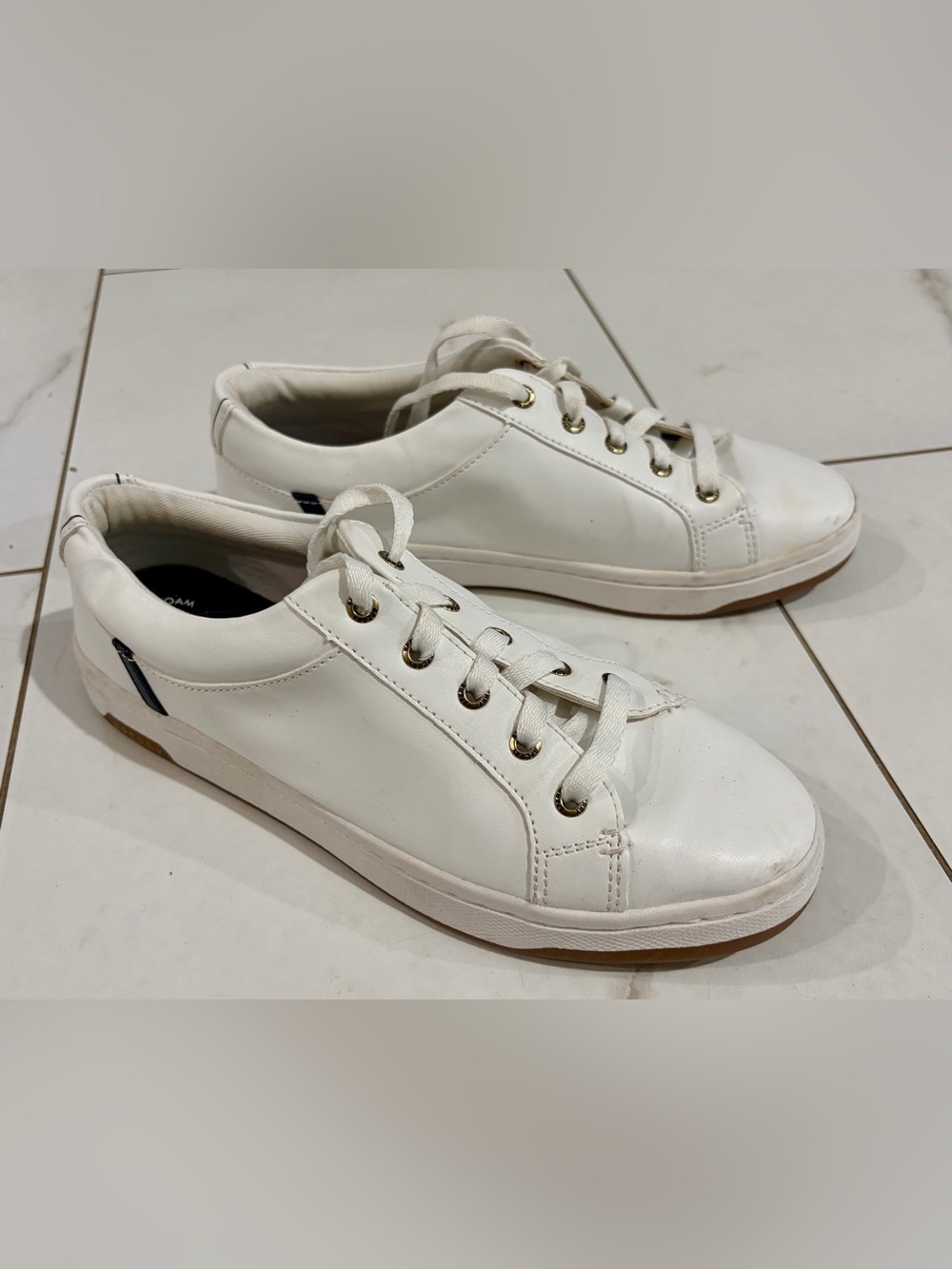 Sperry Top Sider Memory Foam Leather Sneakers 8